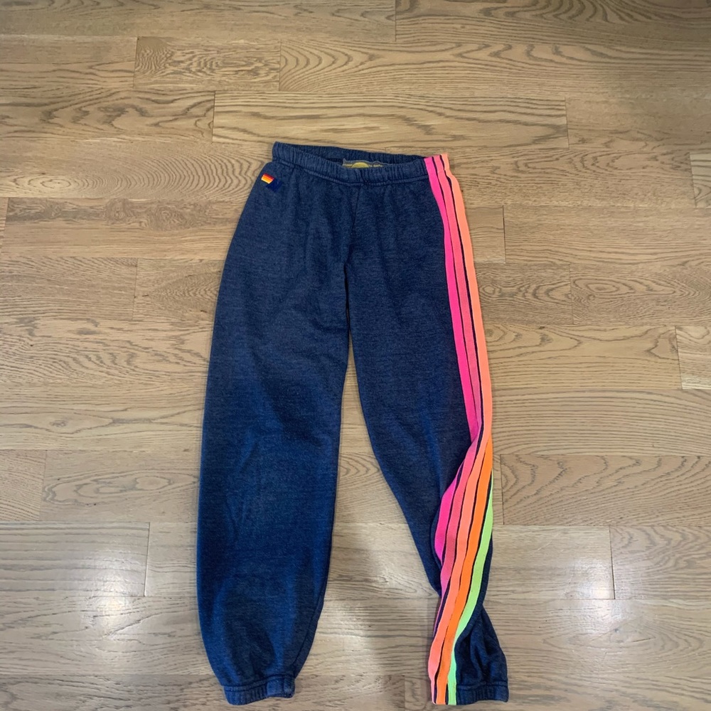 Aviator nation stripe sweatpants